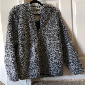 Grey Sherpa Pullover